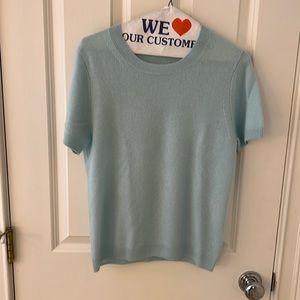 Quince short sleeve cashmere sweater